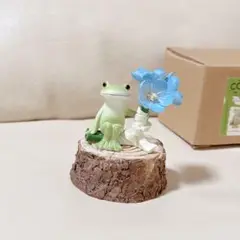 コポー　ネモフィラ　切り株