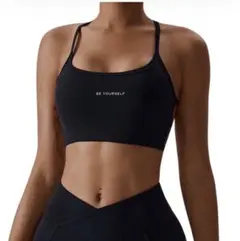 新品・未開封 BE YOURSELF ブラトップ ブラック 黒 M