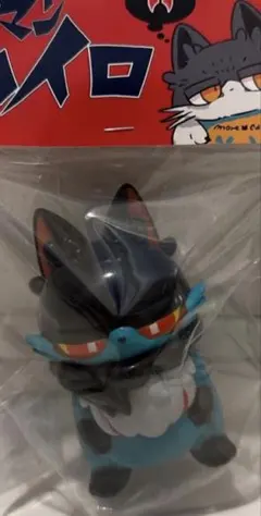 新品 MORE-CATS もあねこ 永井豪エキスポ限定 デビルハイロ：悪 ソフビ