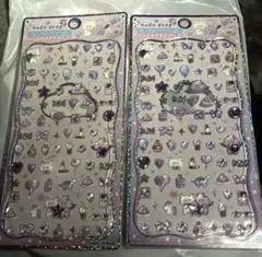 正規品新品ストーンつきジュエルプチドロップ　ぶどうドロップ２枚まとめ売