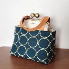 ミナペルホネン tambourine がま口バッグ 斜めがけ　トートバッグ