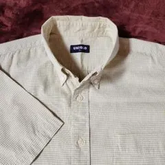UNIQLO メンズチェック柄 半袖シャツ L