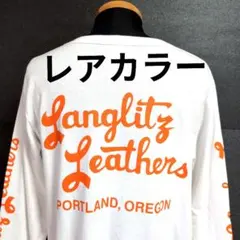 fb21 ラングリッツレザー ロンT ビッグロゴ 白 長袖シャツ メンズMのサムネイル