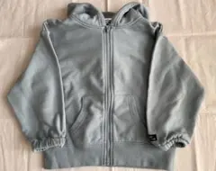 ドロップ シンプル ジップ パーカ