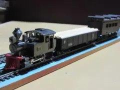 森林鉄道　B形 蒸機が牽く貨客列車 セット　HOゲージ