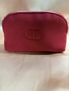 Dior ディオール　レッド ノベルティ　ポーチ　[新品未使用]