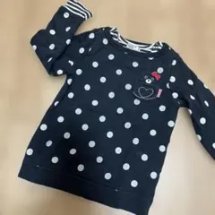 ミキハウスダブルビー　110 ドットトレーナー