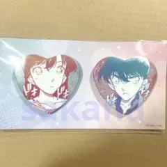 名探偵コナン ペア缶バッジ アクリルスタンド 新蘭 グッズ-スタンドポップ】名探偵コナン アクリルスタンド ペア