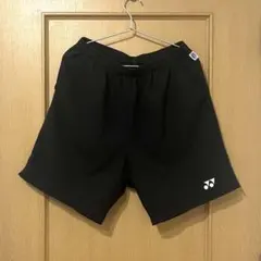 【美品】 YONEX ハーフパンツ ユニL ブラック 廃盤モデル