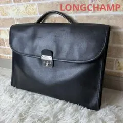 ロンシャン ブリーフケース ハンド PC ビジネス バッグ 革 黒 FS112 ロンシャン ブリーフケース ハンド PC ビジネス バッグ 革 黒 FS112