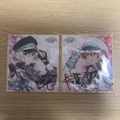 アイドリッシュセブン展 アイナナ 色紙 七瀬陸 九条天 種村有菜先生