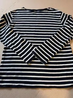無印　ストライプ 長袖Tシャツ M レディース