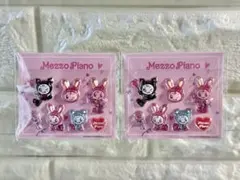 新品 ナルミヤ メゾピアノ オリジナルぷっくりシール セブンイレブン2枚セット