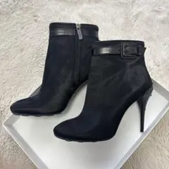 TOD'S トッズ ショートブーツ　ブラック　サイドジップ　37.5