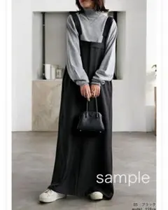 アンティカ antiqua サロペットワンピース ワンピース レディース ロング