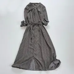 ETROエトロ　ロング　ワンピース 109 ETRO エトロ 長袖ワンピース 42 XL 総柄 | Mercari