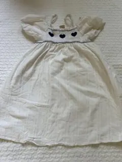 petit main ハート刺繍 半袖トップス 110cm