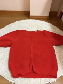 titivate select ワッフルニット レッド Mのサムネイル