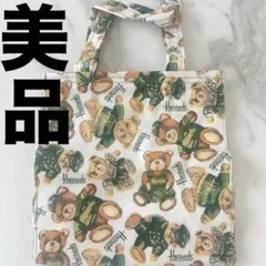 Harrods ハロッズ　テディベア　トートバッグ　ビニールトート　ビンテージ