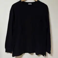 GU トレーナー ロンT ブラック
