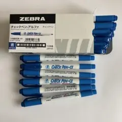 新品未使用ZEBRA チェックペンα WYT20-BL 青 16本