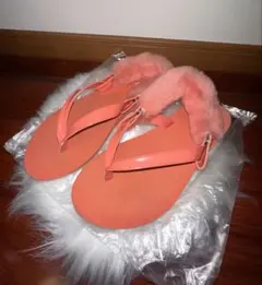 UGG 2way ファーサンダル y2k グランジ 平成ギャルのサムネイル