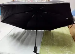 折りたたみ傘 ブラック 晴雨兼用