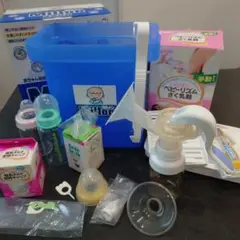 Pigeon 哺乳瓶など　消毒・搾乳器セット