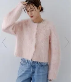 し*ほ様 URBAN RESEARCH カラーシャギーニットカーディガン アーバ