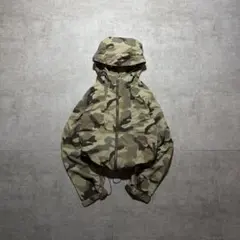 Columbia shell jacket 短丈 ドローコード y2k camo