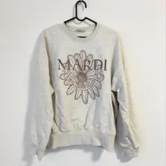 Mardi Mercredi 刺繍スウェット