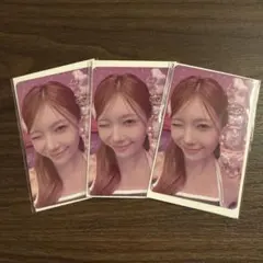 NiziU マユカ ハピドロ 参加賞 トレカ フォトカード 3枚セット ②