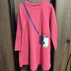 【タグ付新品未使用】katespade◆１４０◆ワンピース◆ピンク◆ドット タグ付新品未使用】katespade◇140◇ワンピース◇ピンク