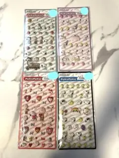 PUKUPUKU スヌーピー シール 4枚セット