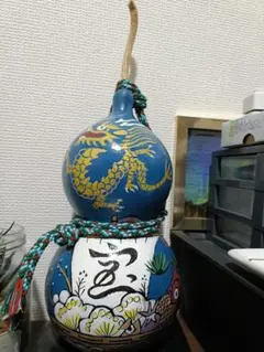 縁起物】天然 飾りひょうたん 3点セット / 瓢箪 置物 魔除け 無病息災