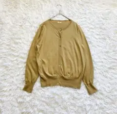 あさひ様！イエナ　カーディガンコットンクルーネック　ベージュ