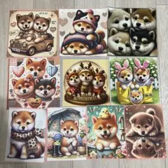 パネル生地　柴①
