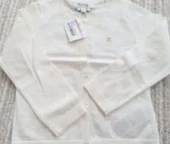 ＊Bonpoint＊ 4A（105）　チェリーカーディガン　ホワイト　新品