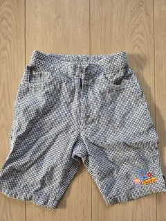 【美品】mikihouseチェック柄パンツ110