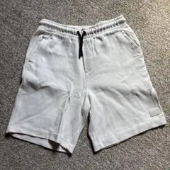 ZARA⭐︎サイズ11-12⭐︎152㎝⭐︎ホワイト⭐︎スウェットハーフパンツ