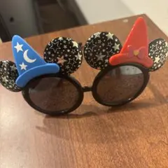 ミッキー型サングラス 魔法使い帽子デザイン