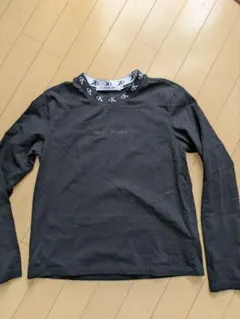 CALVIN KLEIN JEANS ブラック長袖Tシャツ S