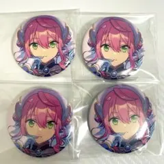 【あんスタ】姫宮桃李 缶バッジ ホワイトブリム 4点セット