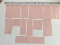 パッチワークによい生地　ピンク　ピンクチェック
