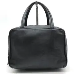 LOEWE ロエベ ハンドバッグ ミニボストン アナグラム ネイビー 3層構造