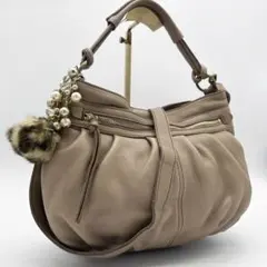 C515 未使用級 SAZABY 2way レザー ショルダーバッグ トート