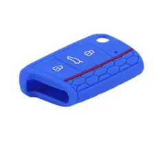 ◇VW◇シリコン キーケース キーカバー◇ブルー◇フォルクスワーゲン◇