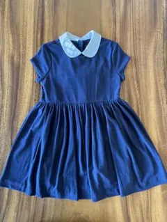 ポロラルフローレン　ネイビー ワンピース ホワイト襟