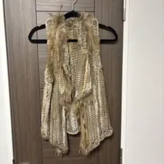 goa ラビットファー　ベスト