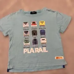 クレードスコープ　半袖Ｔシャツ　サイズ100 プラレール・ライトブルーのサムネイル